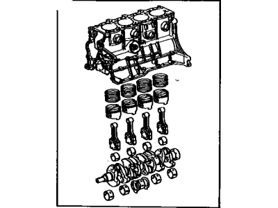 Toyota 11400-74270 Short Block