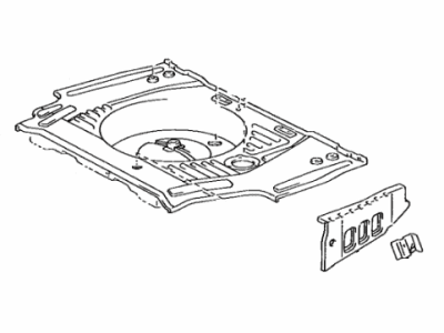 Toyota 58301-32150 Rear Floor Pan