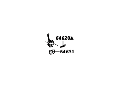 Toyota Camry Trunk Lid Latch - 64610-32030