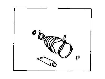 Toyota 04438-20040 Boot Kit,  Front Drive Shaft Inboard Joint