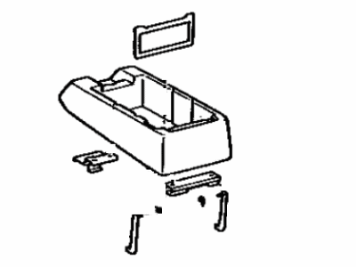 Toyota 58805-32020-02 Panel Sub-Assembly, Console, Lower