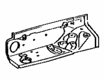 Toyota 53711-32030 Apron, Front Fender, Front Passenger Side