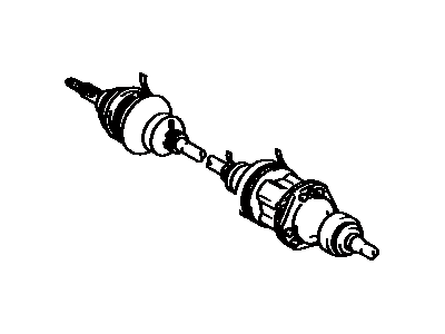 Toyota 43410-32040 Shaft Assembly, Front Drive, Passenger Side