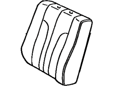 Toyota 71074-32110-02 Cover, Front Seat Back, Driver Side(For Separate Type)