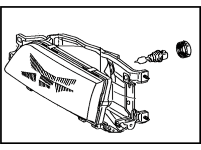 Toyota 81170-32200 Composite Headlamp
