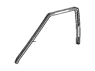 Toyota 62312-32030-04 Weatherstrip,  Front Door Opening Trim,  LH