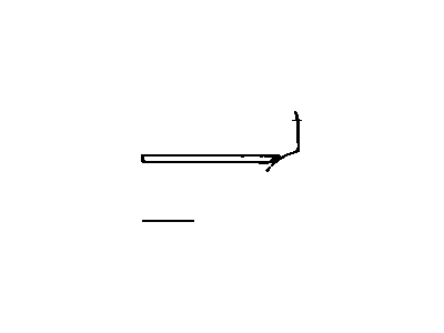 Toyota 75741-32150 Moulding, Rear Door, Outside Passenger Side