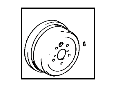 Toyota Camry Brake Drum - 42431-32030