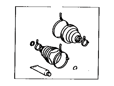 Toyota 04438-32100 Boot Kit, Front Drive Shaft