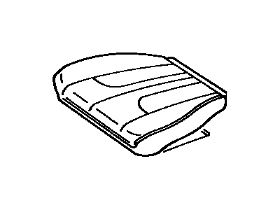 Toyota 71071-03010-B0 Cover, Front Seat Cushion, Passenger Side(For Separate Type)