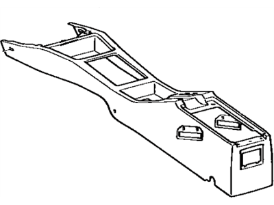 1991 Toyota Camry Center Console Base - 58810-32010-03
