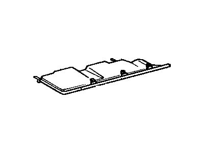 Toyota Camry Dash Panel Vent Portion Covers - 55607-32020
