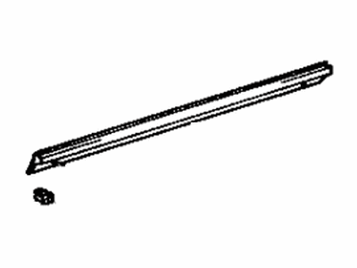 Toyota 75850-39075 Moulding,  Rocker Panel,  RH