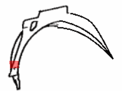 Toyota 61632-32030 Outer Wheelhouse