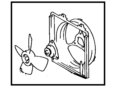 Toyota Cooling Fan Assembly - 88590-32110