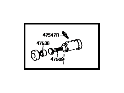 1990 Toyota Camry Wheel Cylinder - 47570-32020