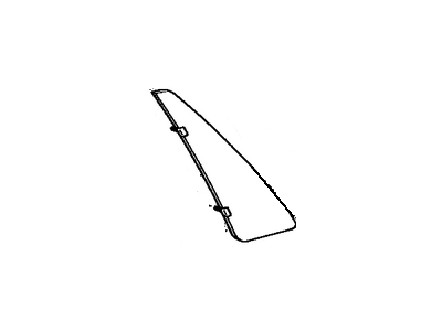 Toyota 62710-32010 Quarter Glass