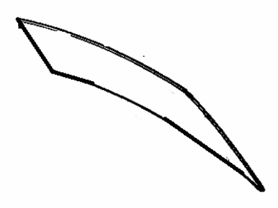 Toyota 64811-03031-83 Back Glass