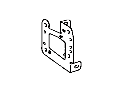 Toyota 86211-32050 Bracket, Radio 86211-32050 Toyota Bracket, Radio Illustration 1 of 1