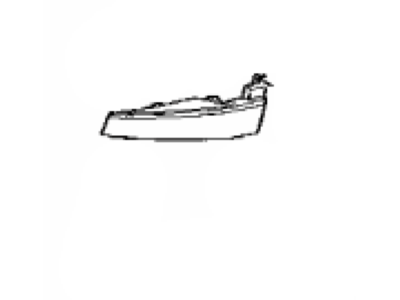 Toyota 76851-10050 Cover,  Front Spoiler,  RH