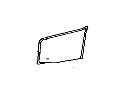 Toyota 67707-20060-02 Ornament Sub-Assembly, Quarter Trim, Passenger Side