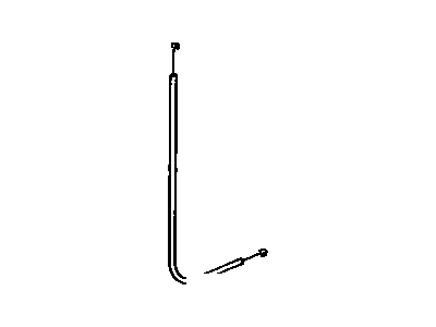 Toyota 87286-08010 Cable Sub-Assy,  Water Valve Control