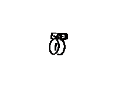 Toyota 96112-10250 Clamp Or Clip, Hose(For Water By-Pass Hose)
