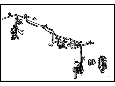 82131-2B460 Toyota Wire, Cowl Illustration 1 of 1