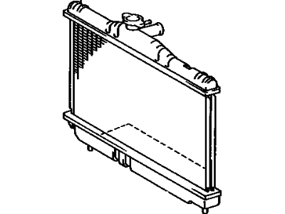 Toyota Celica Radiator - 16400-74070