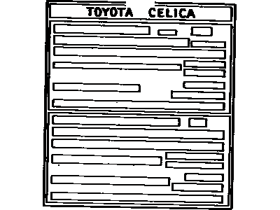 Toyota 42661-32030 Info Label