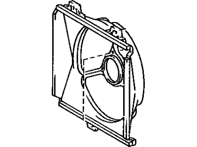Toyota Celica Fan Shroud - 16711-74030