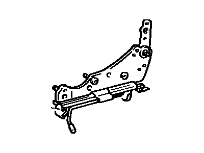 72011-20020 Toyota Adjuster Sub-Assembly, Front Seat, Outer Passenger Side Illustration 1 of 1