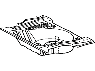 1989 Toyota Celica Floor Pan - 58311-20220