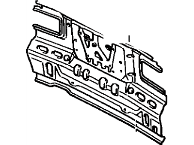 Toyota 58307-20470 Panel Below Lid
