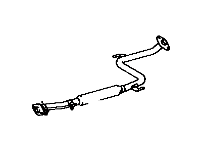 Toyota Celica Exhaust Pipe - 17420-74080