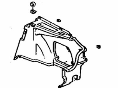 Toyota 64730-32010-13 Rear Compartment
