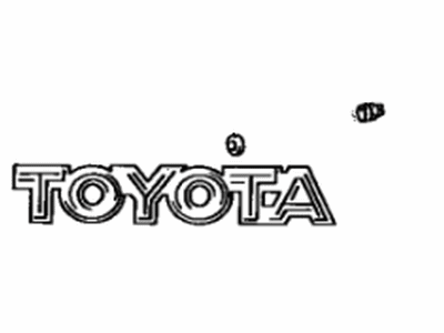 Toyota 75441-32010 Nameplate