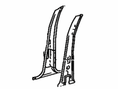 Toyota 61007-32903 Pillar Sub-Assembly, Center, Passenger Side
