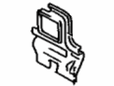 Toyota 61624-32900 Trough, Back Door Opening, Rear Driver Side