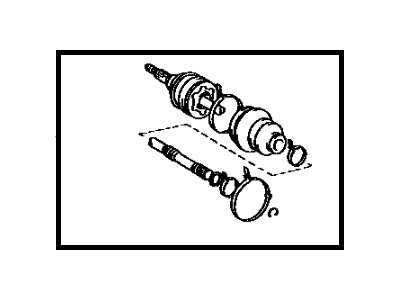 Toyota 43470-39017 Shaft Assy,  Front Drive Outboard Joint,  RH
