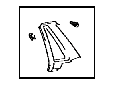 Toyota 62470-32010-B0 Upper Quarter Trim