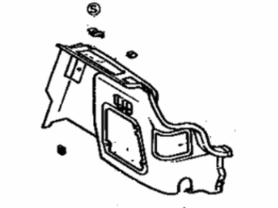 Toyota 64740-32010-13 Rear Compartment