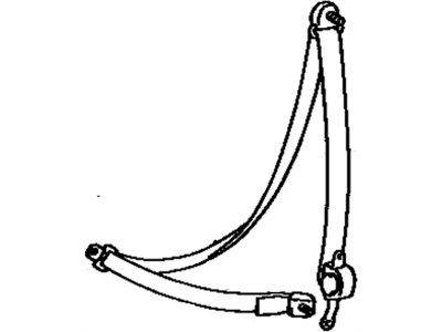 1984 Toyota Camry Seat Belt - 73220-32090-03