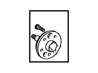 42301-32010 Toyota Shaft, Rear Axle Illustration 1 of 1
