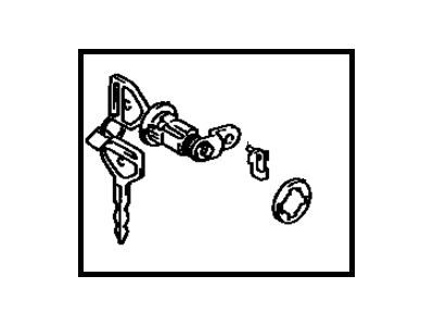 Toyota 69051-32041 Lock Cylinder
