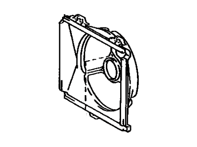 Toyota Camry Fan Shroud - 16711-63030