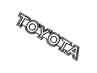 1984 Toyota Camry Emblem - 75311-39145
