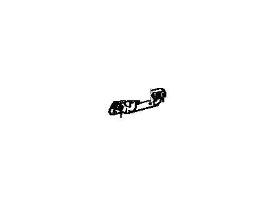 Toyota 69220-32010 Handle, Outside, Driver Side