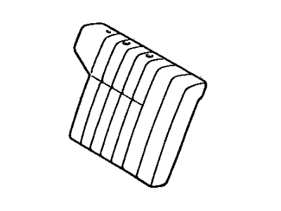 Toyota 71077-32140-14 Cover, Rear Seat Back, Passenger Side (For Separate Type)