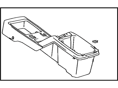 1984 Toyota Camry Center Console Base - 58801-32010-03